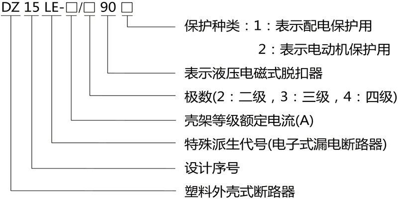 DZ15LE系列漏电断路器-乐清茂进电器有限公司